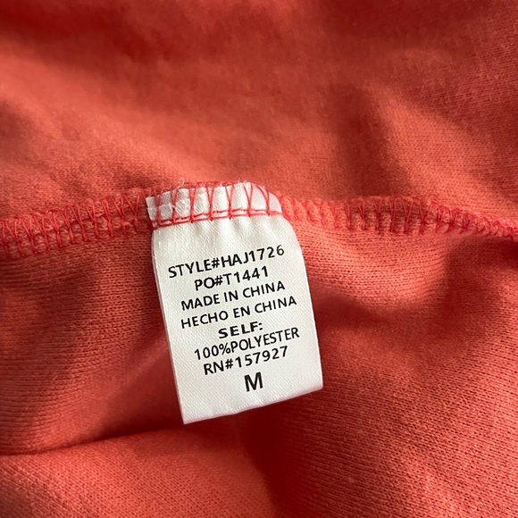 NWT La Miel Sunset Fleece Shacket - Coral - Picture 9 of 9